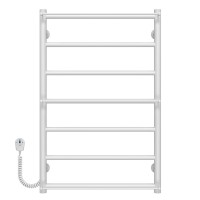Рушникосушарка електрична Ladder П7 500х800 Deffi нержавіюча сталь (Білий, EF16, Ліве підключення)