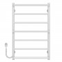 Рушникосушарка електрична Ladder П7 500х800 Deffi нержавіюча сталь (Білий, EF16, Ліве підключення)