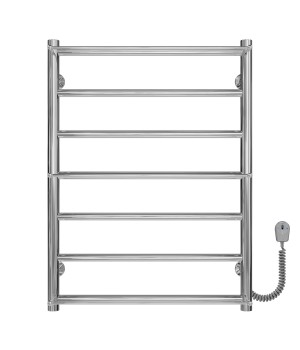 Рушникосушарка електрична Ladder П7 500х700 Deffi нержавіюча сталь (Хром, EF16, Праве підключення)