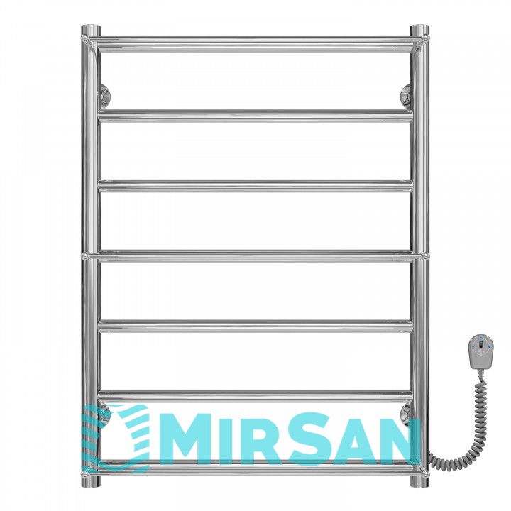 Рушникосушарка електрична Ladder П7 500х700 Deffi нержавіюча сталь (Хром, EF16, Праве підключення)