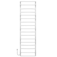 Рушникосушарка електрична Аквамікс П17 500х1800 Deffi нержавіюча сталь (Білий, EF16, Ліве підключення)