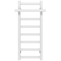 Рушникосушарка водяна Nicolе П8 300х800 Deffi нержавіюча сталь (Білий, Нижнє підключення)