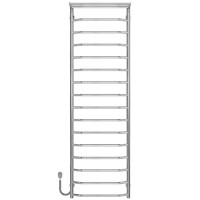 Рушникосушарка електрична Трапеція з полицею П16 500х1700 Deffi нержавіюча сталь (Хром, EF16, Ліве підключення)