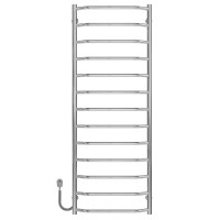 Рушникосушарка електрична Трапеція П13 500х1400 Deffi нержавіюча сталь (Хром, EF16, Ліве підключення)