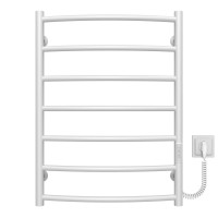 Рушникосушарка електрична Класік П7 500х700 Deffi нержавіюча сталь (Білий, WD03, Праве підключення)