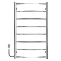 Рушникосушарка електрична Класік П8 500х900 Deffi нержавіюча сталь (Хром, EF16, Ліве підключення)