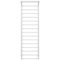 Рушникосушарка водяна Трапеція з полицею П16 500х1700 Deffi нержавіюча сталь (Білий, Бокове праве підключення)