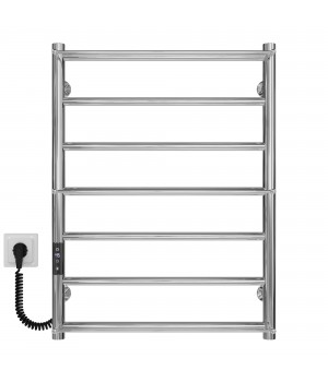 Рушникосушарка електрична Ladder П7 500х700 Deffi нержавіюча сталь (Хром, JD03, Ліве підключення)