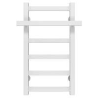 Рушникосушарка водяна Nicolе П6 300х600 Deffi нержавіюча сталь (Білий, Нижнє підключення)