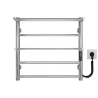 Рушникосушарка електрична Терма Плюс П5 500х500 Deffi нержавіюча сталь (Хром, JD03, Праве підключення)