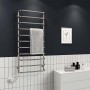 Рушникосушарка електрична Стандарт П10 500х1200 Deffi нержавіюча сталь (Хром, EF16, Ліве підключення)