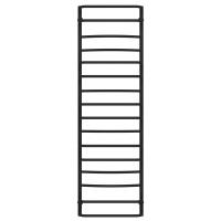 Рушникосушарка водяна Аквамікс П16 500х1700 Deffi нержавіюча сталь (Чорний, Нижнє підключення)