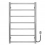 Рушникосушарка електрична Ladder П7 500х800 Deffi нержавіюча сталь (Хром, EF16, Праве підключення)