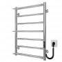 Рушникосушарка електрична Ladder П7 500х700 Deffi нержавіюча сталь (Хром, JD03, Праве підключення)