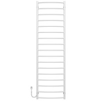 Рушникосушарка електрична Класік П17 500х1800 Deffi нержавіюча сталь (Білий, EF16, Ліве підключення)