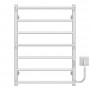 Рушникосушарка електрична Ladder П7 500х700 Deffi нержавіюча сталь (Білий, WD03, Праве підключення)