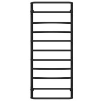 Рушникосушарка водяна Аквамікс П11 500х1200 Deffi нержавіюча сталь (Чорний, Нижнє підключення)