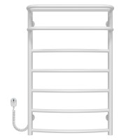 Рушникосушарка електрична Отель П7 500х800 Deffi нержавіюча сталь (Білий, EF16, Ліве підключення)