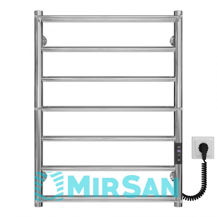 Рушникосушарка електрична Ladder П7 500х700 Deffi нержавіюча сталь (Хром, JD03, Праве підключення)