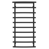 Рушникосушарка водяна Lotos П10 500х1200 Deffi нержавіюча сталь (Чорний, Нижнє підключення)