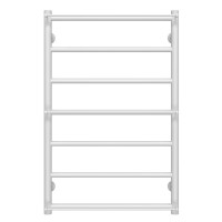 Рушникосушарка водяна Ladder П7 500х800 Deffi нержавіюча сталь (Білий, Бокове праве підключення)