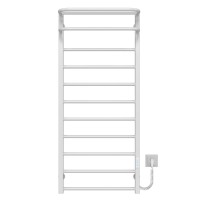 Рушникосушарка електрична Lux Hotel П11 500х1200 Deffi нержавіюча сталь (Білий, WD04, Праве підключення)