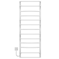 Рушникосушарка електрична Аквамікс П13 500х1400 Deffi нержавіюча сталь (Білий, WD03, Ліве підключення)