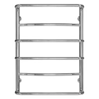 Рушникосушарка водяна Аквамікс П6 400х700 Deffi нержавіюча сталь (Хром, Нижнє підключення)