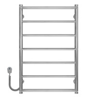 Рушникосушарка електрична Ladder П7 500х800 Deffi нержавіюча сталь (Хром, EF16, Ліве підключення)