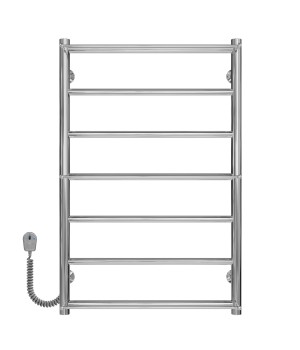 Рушникосушарка електрична Ladder П7 500х800 Deffi нержавіюча сталь (Хром, EF16, Ліве підключення)