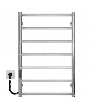 Рушникосушарка електрична Ladder П7 500х800 Deffi нержавіюча сталь (Хром, JD03, Ліве підключення)