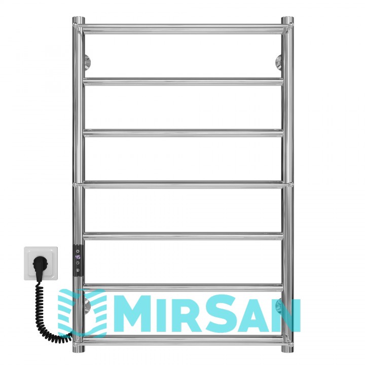 Рушникосушарка електрична Ladder П7 500х800 Deffi нержавіюча сталь (Хром, JD03, Ліве підключення)