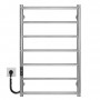 Рушникосушарка електрична Ladder П7 500х800 Deffi нержавіюча сталь (Хром, JD03, Ліве підключення)