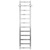 Рушникосушарка водяна Nicolе П12 400х1400 Deffi нержавіюча сталь (Хром, Бокове праве підключення)