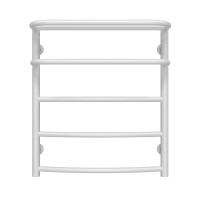 Рушникосушарка водяна Отель П5 400х600 Deffi нержавіюча сталь (Білий, Бокове ліве підключення)