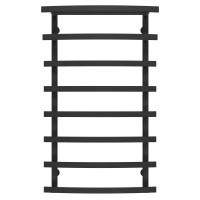 Рушникосушарка водяна Lotos П8 500х1000 Deffi нержавіюча сталь (Чорний, Нижнє підключення)