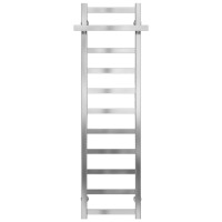 Рушникосушарка водяна Nicolе П11 400х1200 Deffi нержавіюча сталь (Хром, Бокове праве підключення)