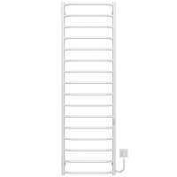 Рушникосушарка електрична Трапеція П16 500х1700 Deffi нержавіюча сталь (Білий, WD03, Праве підключення)