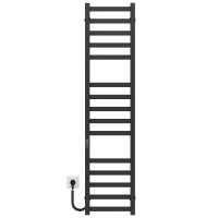 Рушникосушарка електрична Avast П15 400х1400 Deffi фарбована сталь (Чорний, JD04, Ліве підключення)