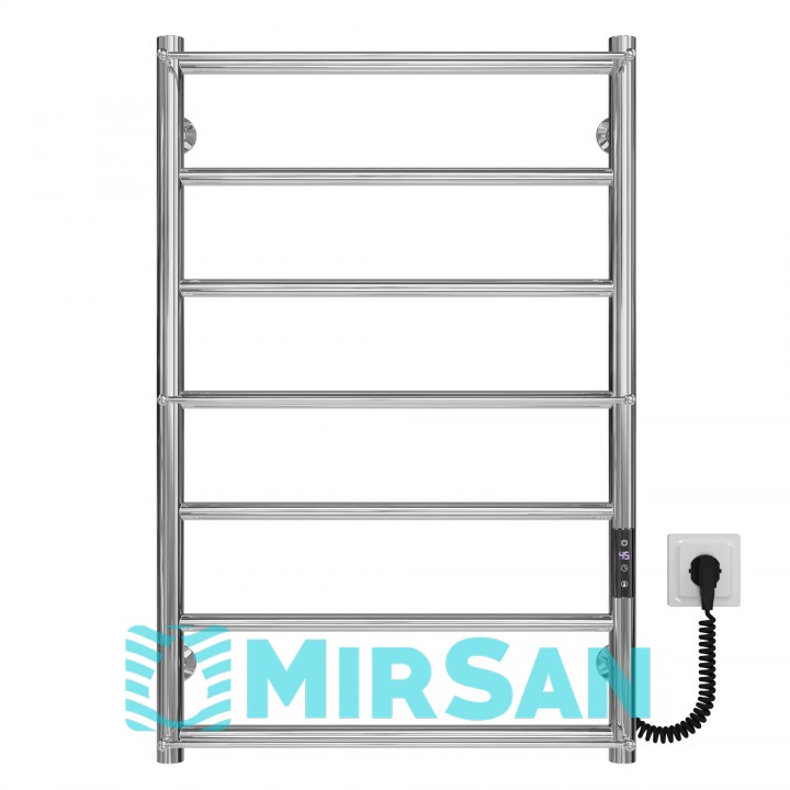 Рушникосушарка електрична Ladder П7 500х800 Deffi нержавіюча сталь (Хром, JD03, Праве підключення)