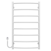 Рушникосушарка електрична Класік П8 500х900 Deffi нержавіюча сталь (Білий, EF16, Ліве підключення)