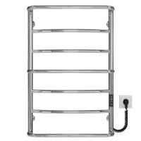 Рушникосушарка електрична Аквамікс П7 500х800 Deffi нержавіюча сталь (Хром, JD03, Праве підключення)