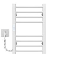 Рушникосушарка електрична Lima П8 400х500 Deffi нержавіюча сталь (Білий, WD04, Ліве підключення)