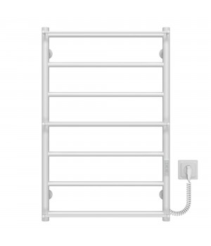 Рушникосушарка електрична Ladder П7 500х800 Deffi нержавіюча сталь (Білий, WD03, Праве підключення)