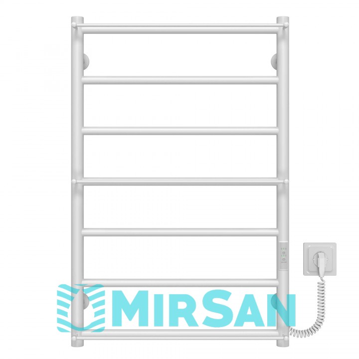 Рушникосушарка електрична Ladder П7 500х800 Deffi нержавіюча сталь (Білий, WD03, Праве підключення)