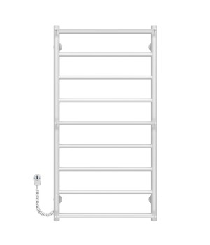 Рушникосушарка електрична Ladder П9 500х1000 Deffi нержавіюча сталь (Білий, EF16, Ліве підключення)