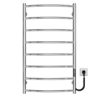 Рушникосушарка електрична Класік П8 500х900 Deffi нержавіюча сталь (хром, JD03, Праве підключення)