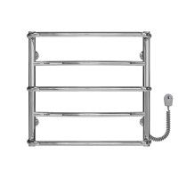 Рушникосушарка електрична Аквамікс П5 500х500 Deffi нержавіюча сталь (Хром, EF16, Праве підключення)