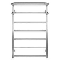 Рушникосушарка водяна Lux Hotel П7 600х800 Deffi нержавіюча сталь (Хром, Бокове ліве підключення)