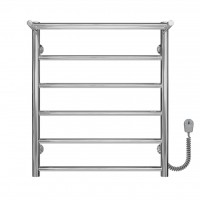 Рушникосушарка електрична Терма П6 500х600 Deffi нержавіюча сталь (Хром, EF16, Праве підключення)